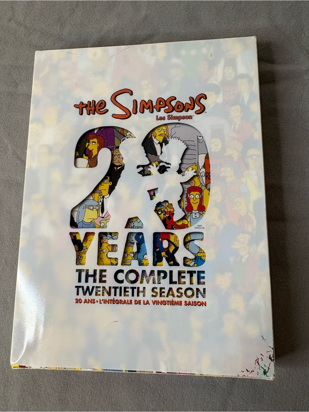 The Simpsons 20 Years: The Complete Twentieth Season DVD - White